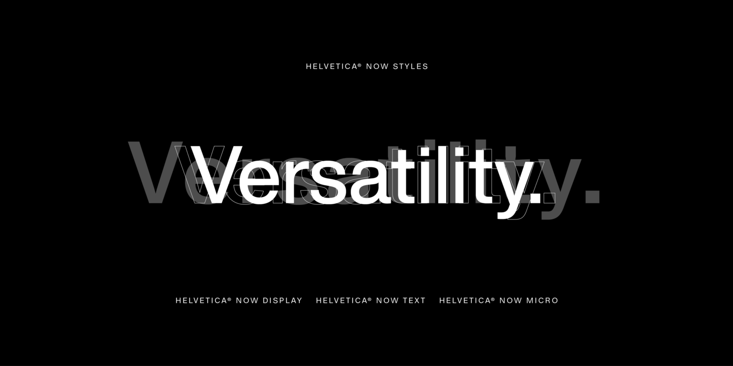 Helvetica® Now