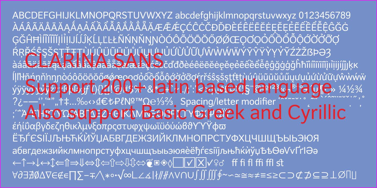 Clarina Sans