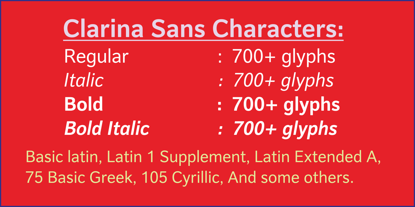 Clarina Sans