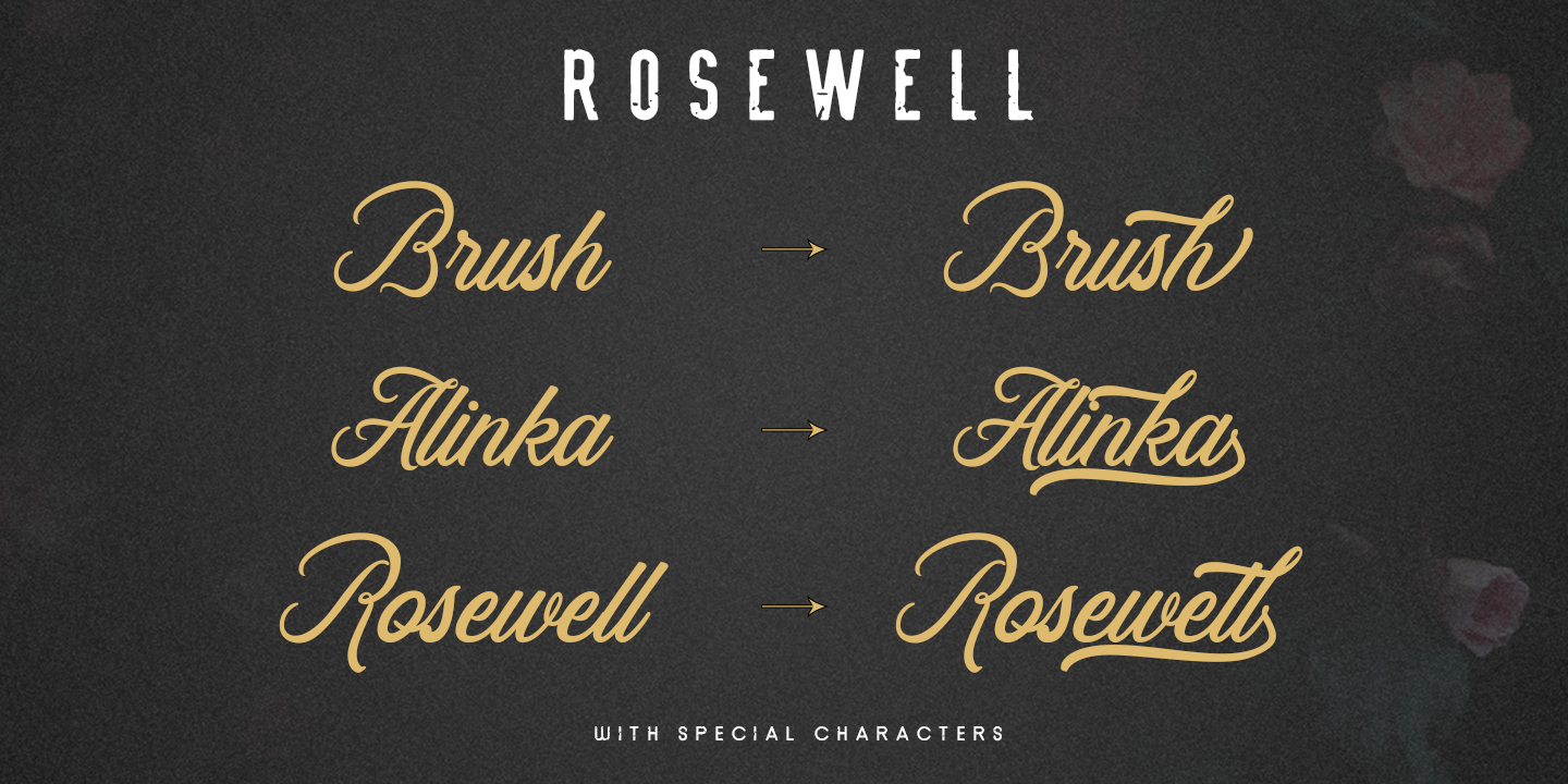 Rosewell Font Collection