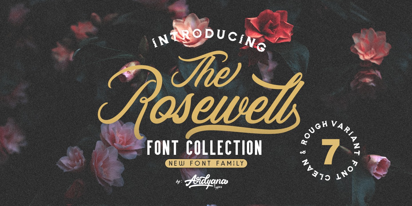 Rosewell Font Collection