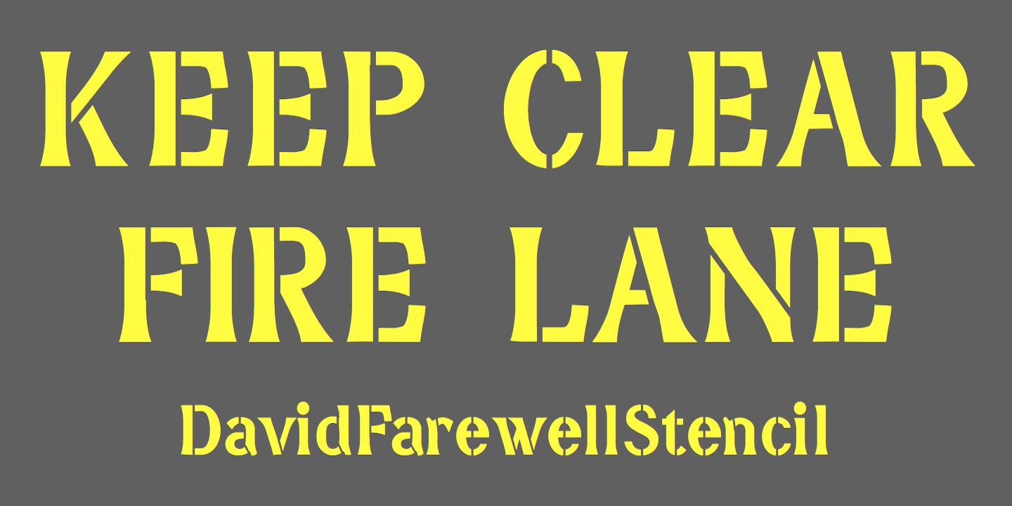 DavidFarewell Stencil™