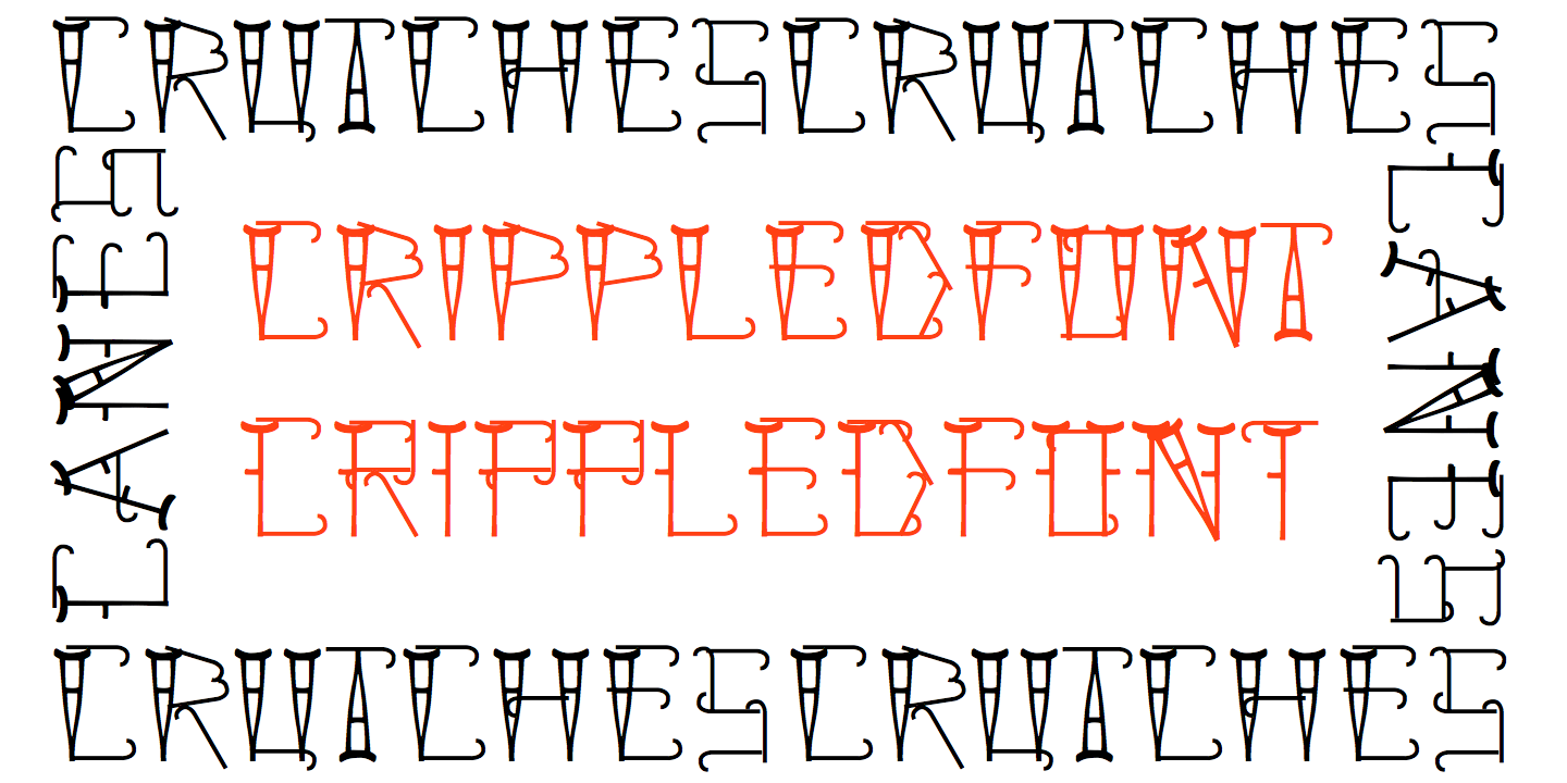 Crippled Font