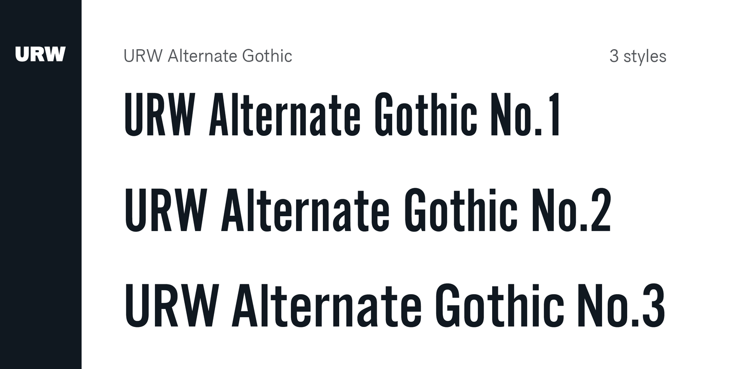 Alternate Gothic