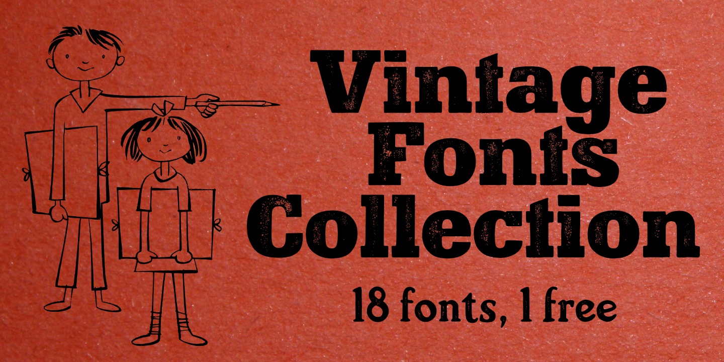 Vintage Fonts Collection