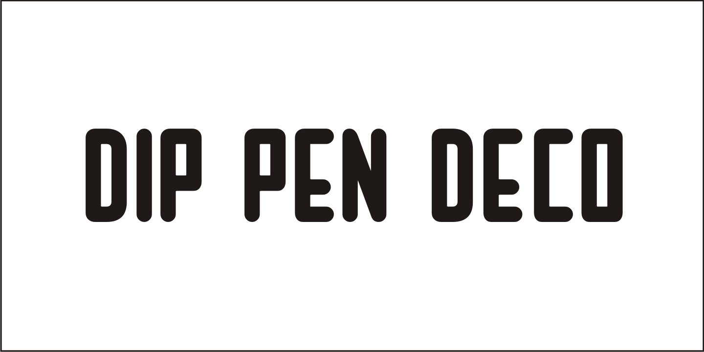 Dip Pen Deco JNL