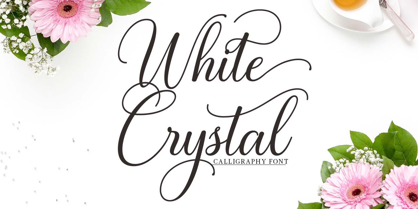 White Crystal Script