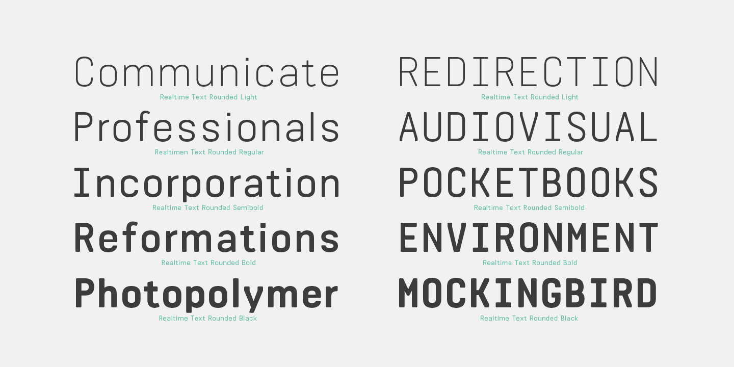 Realtime Text Rounded