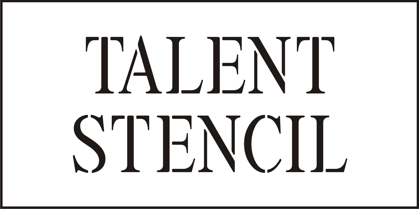 Talent Stencil