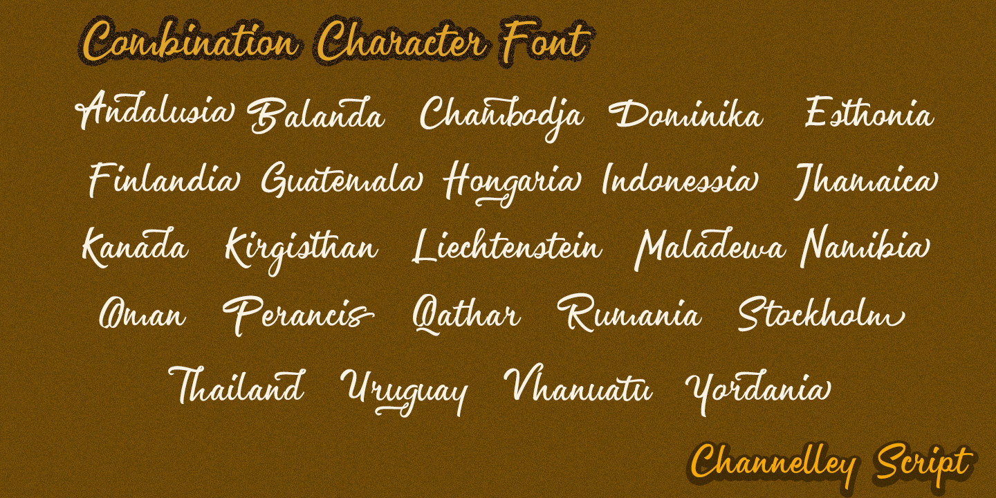 Channelley Script