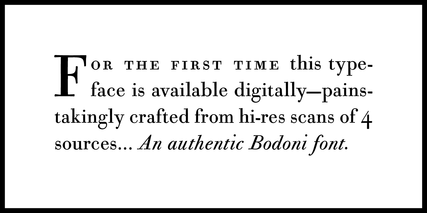 FONT BODONI SCARICARE