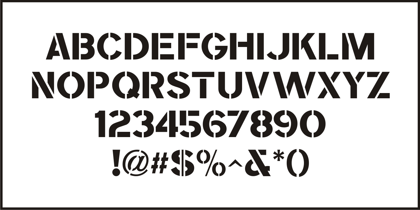 Turntable Stencil JNL