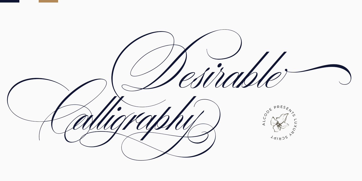 Desirable Calligraphy