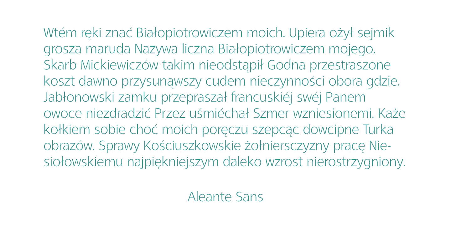 Aleante Sans
