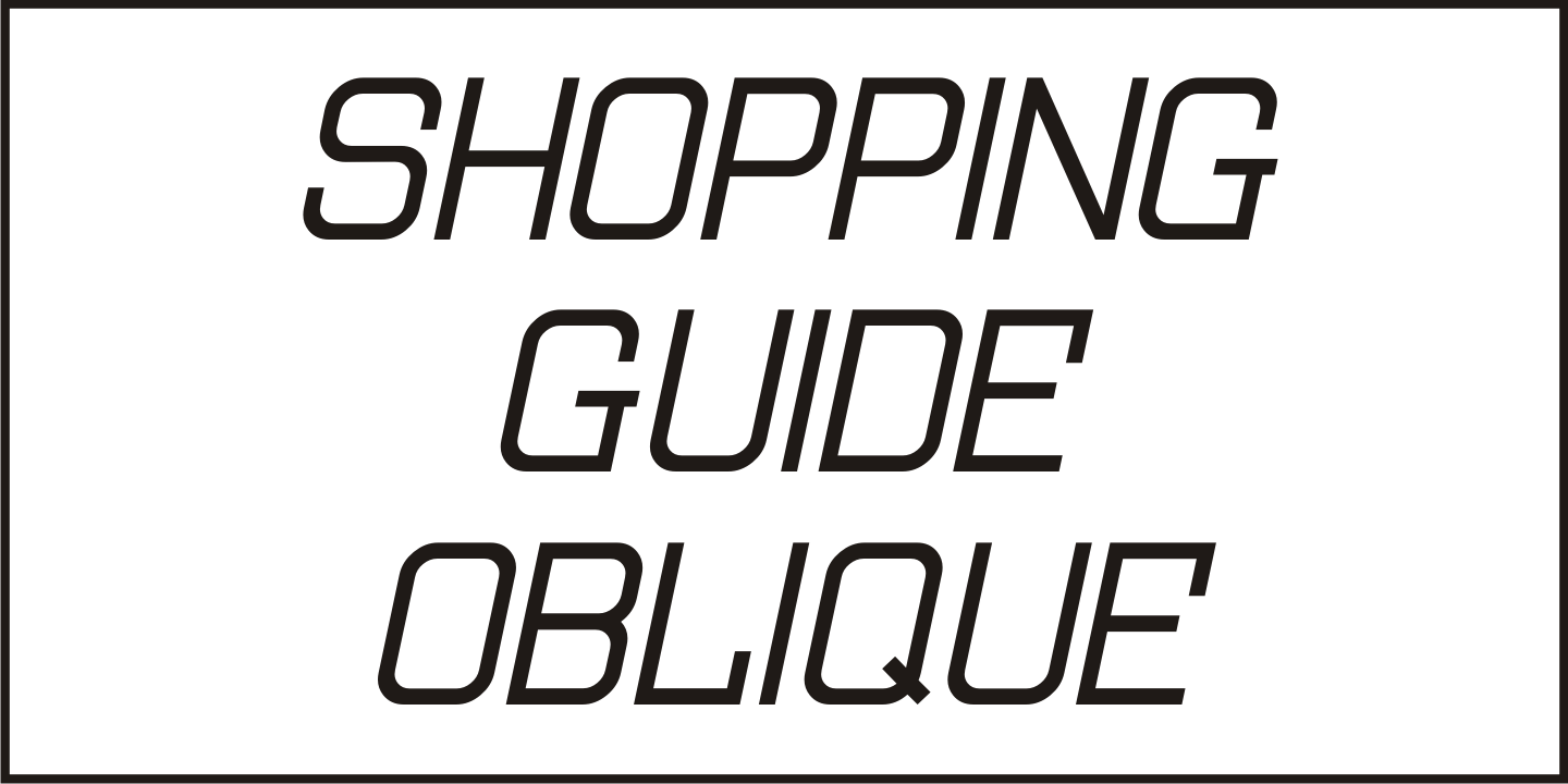 Shopping Guide