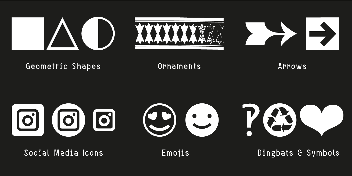 Icons Dingbats Symbols Set