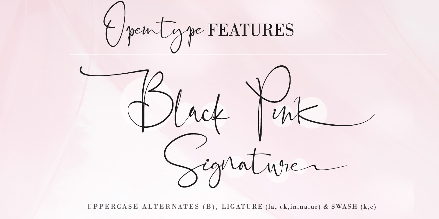Black Pink Signature