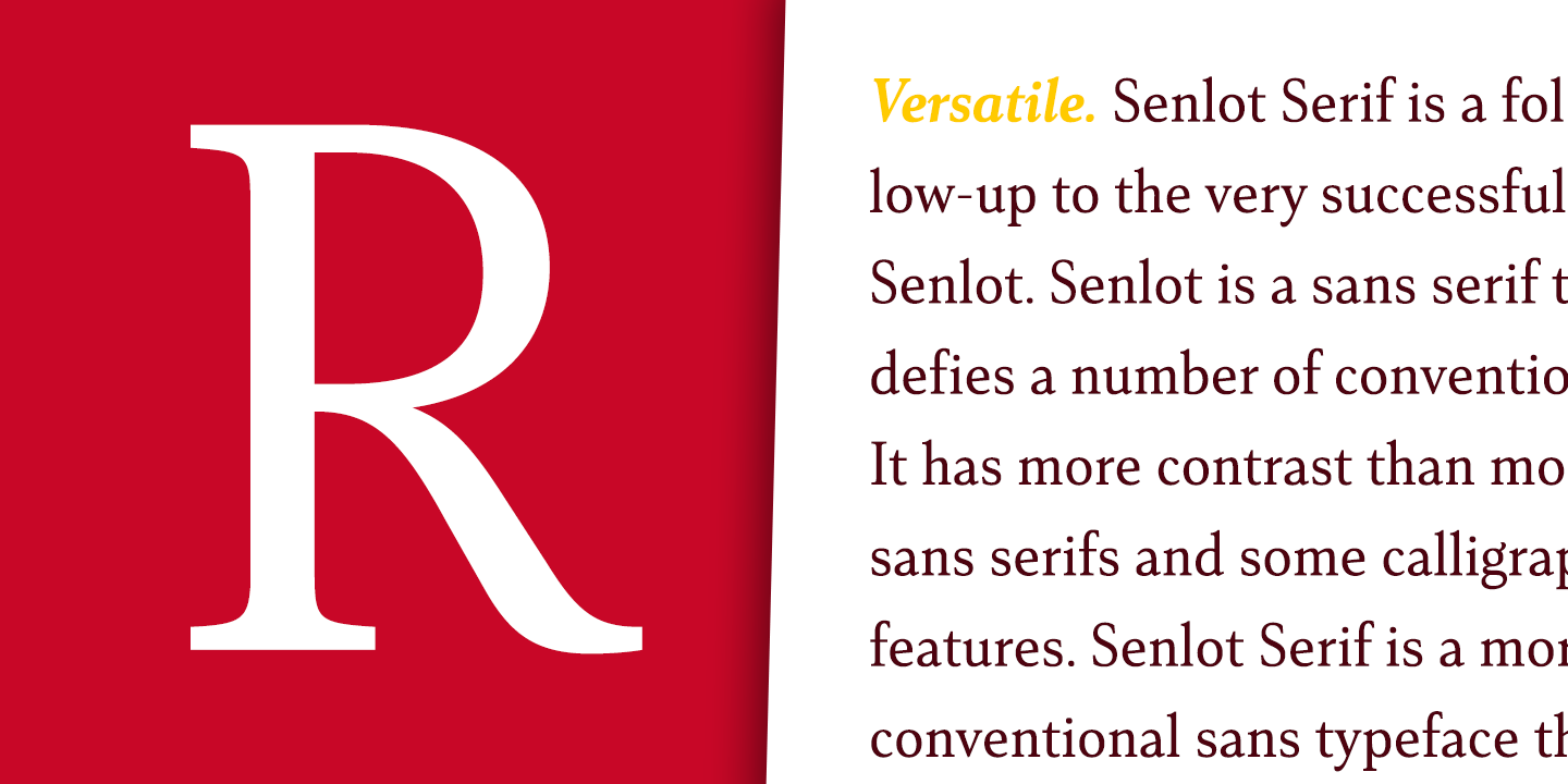 Senlot Serif