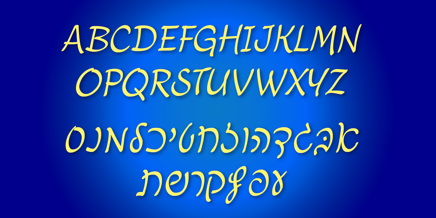 Komunidad Hebrew Script
