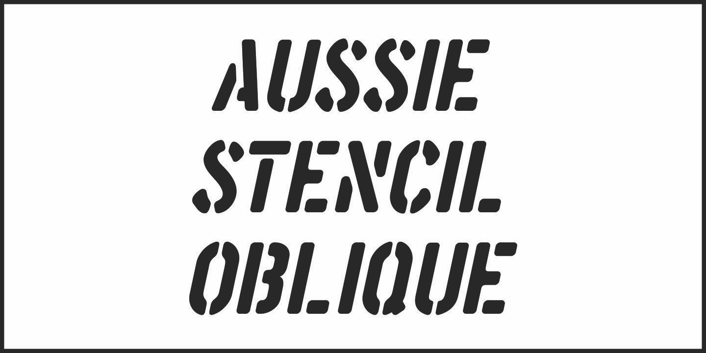 Aussie Stencil JNL