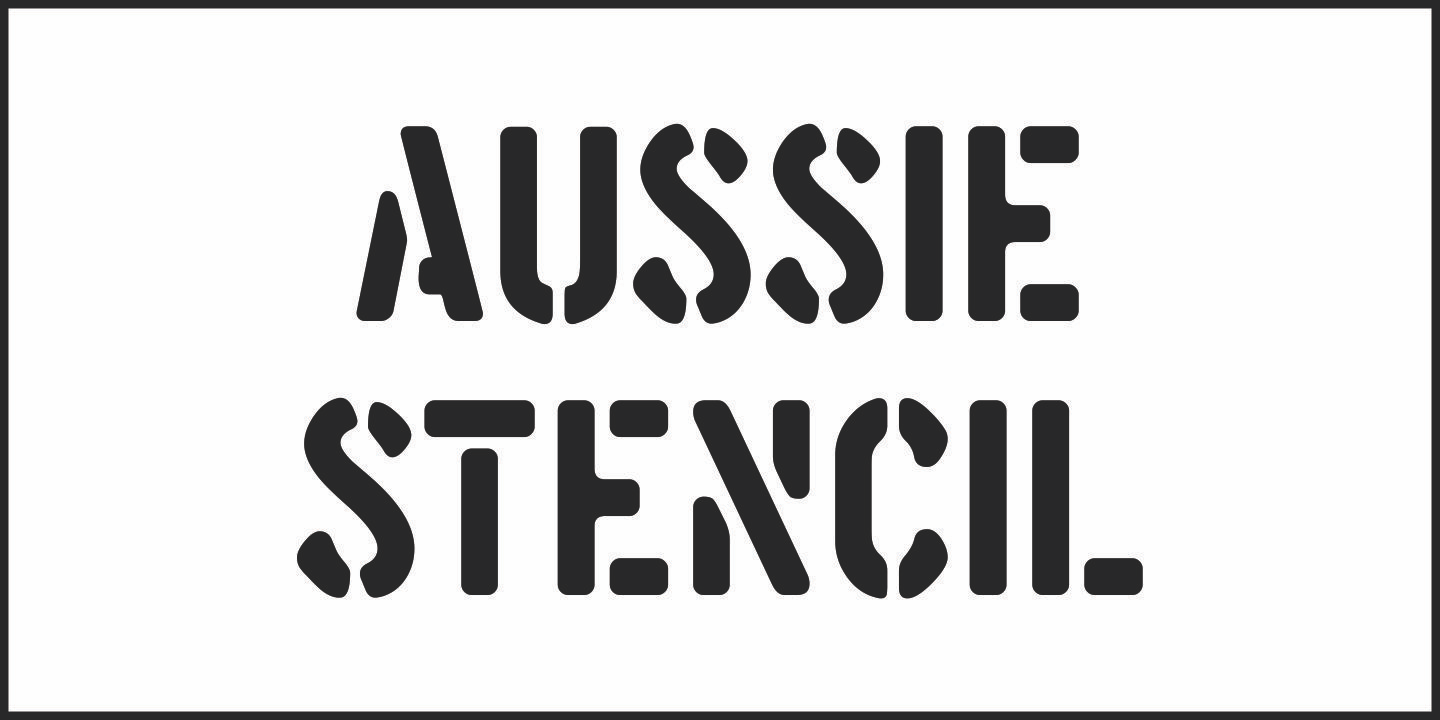 Aussie Stencil JNL