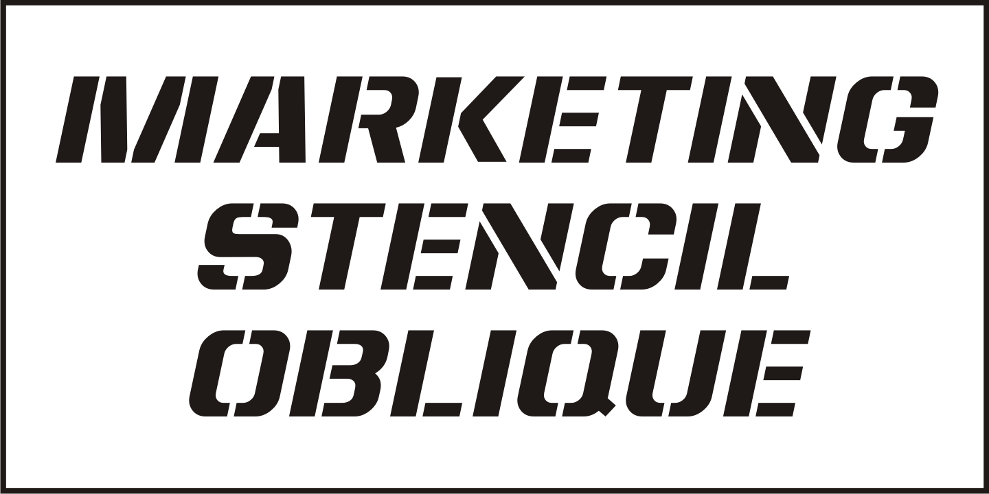 Marketing Stencil