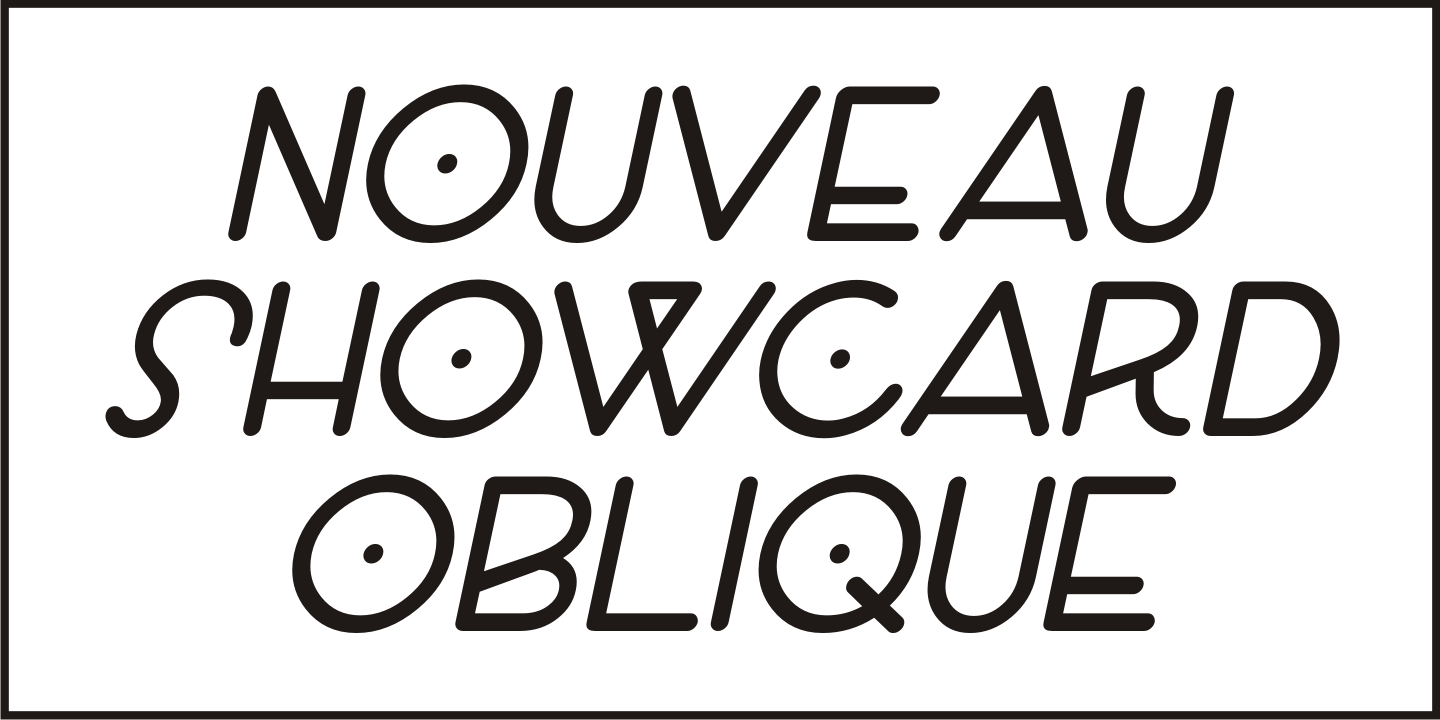 Nouveau Showcard JNL