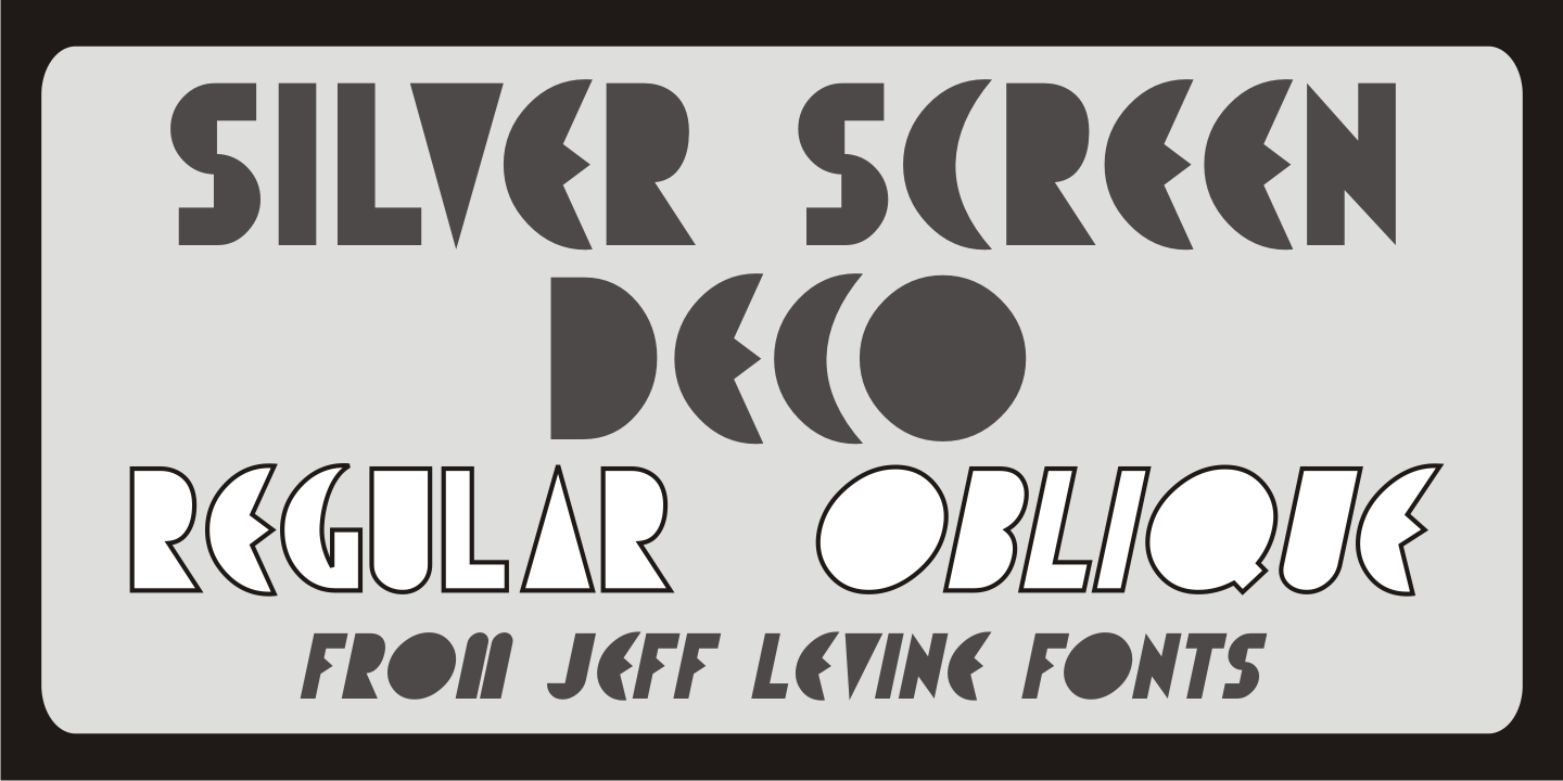Silver Screen Deco JNL