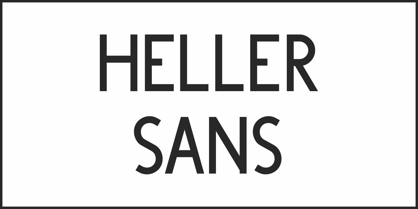 Heller Sans JNL
