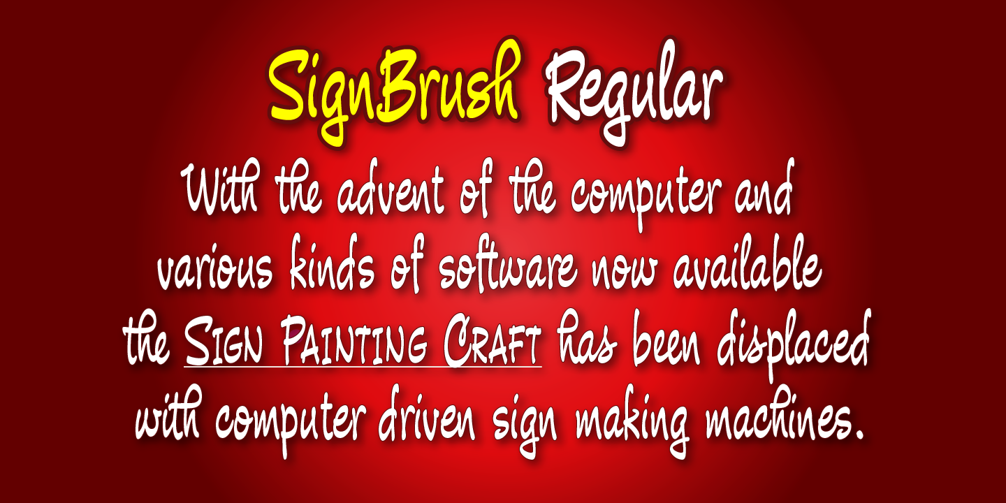 Sign Brush