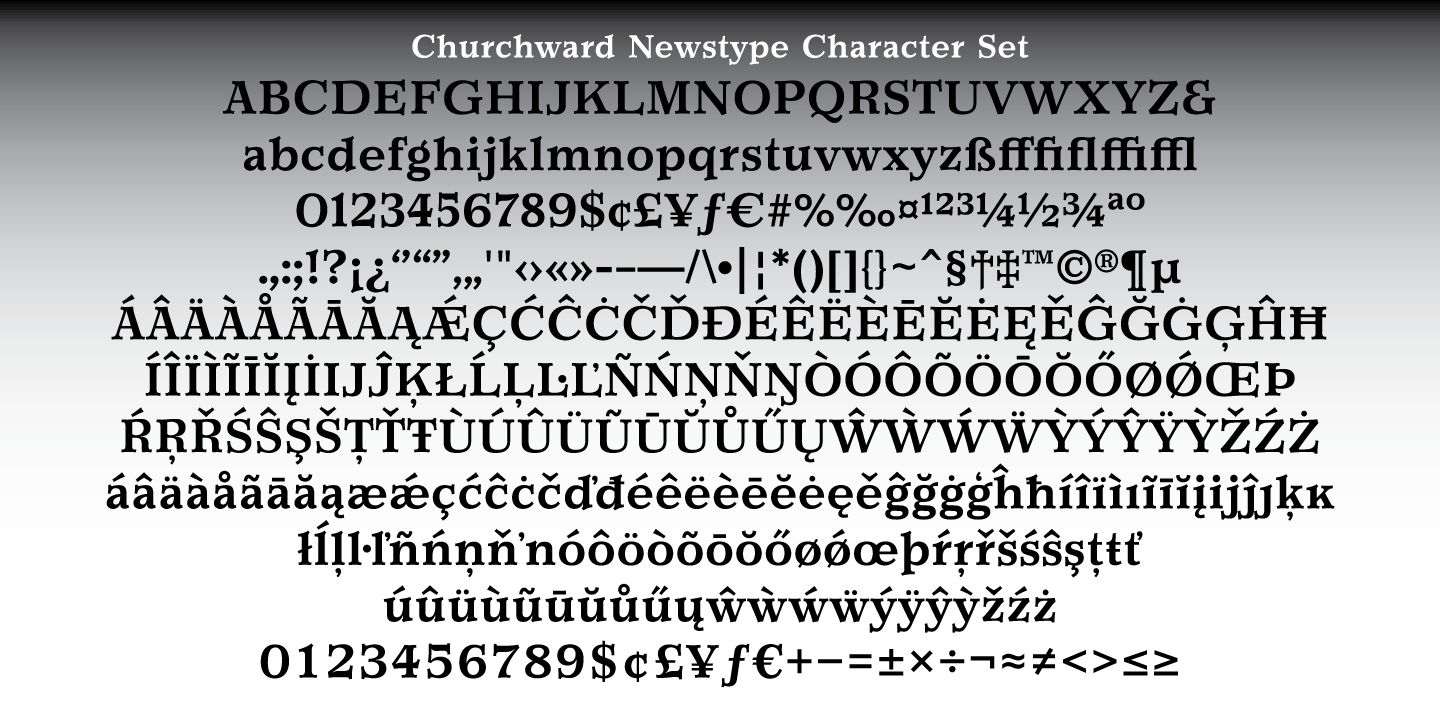 Churchward Newstype™