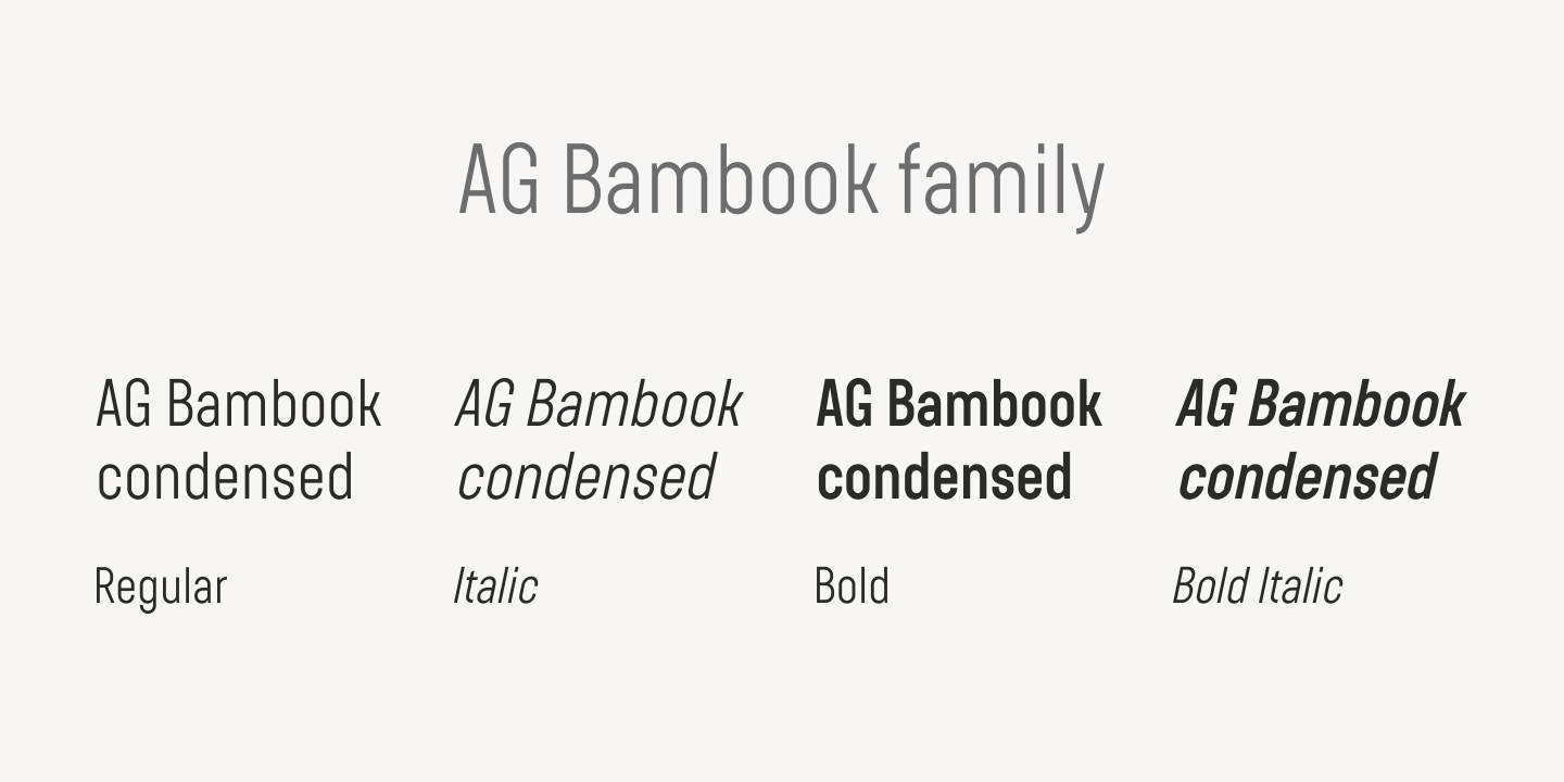 AG Bambook