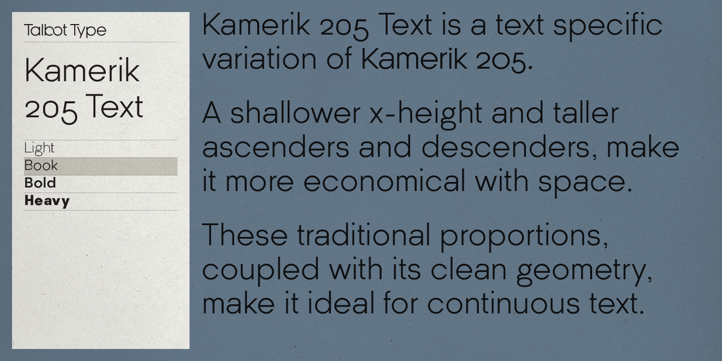 Kamerik 205 Text