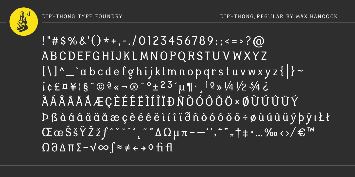 Diphthong Type Foundry Myfonts