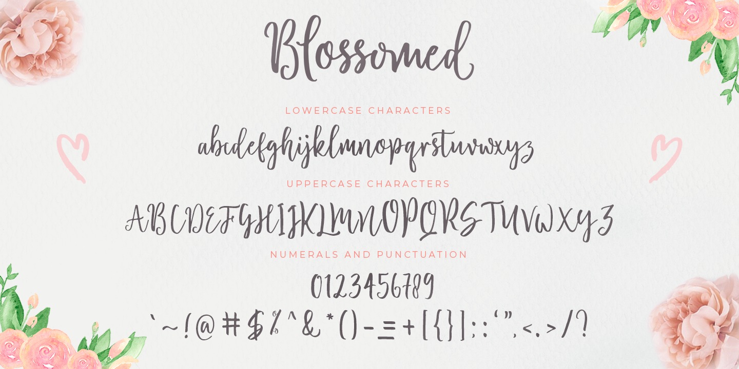 Blossomed Script