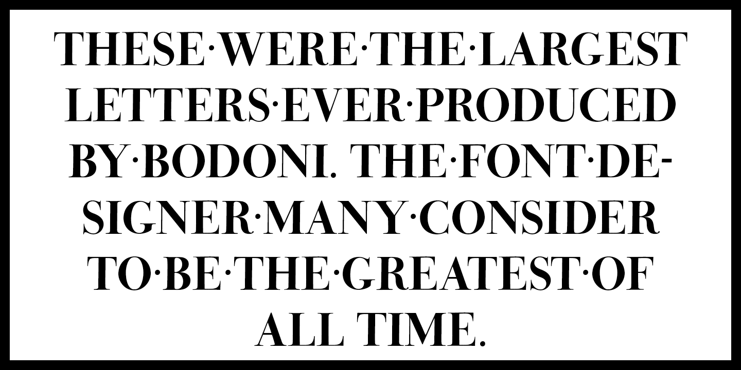 CAL Bodoni Palazzo