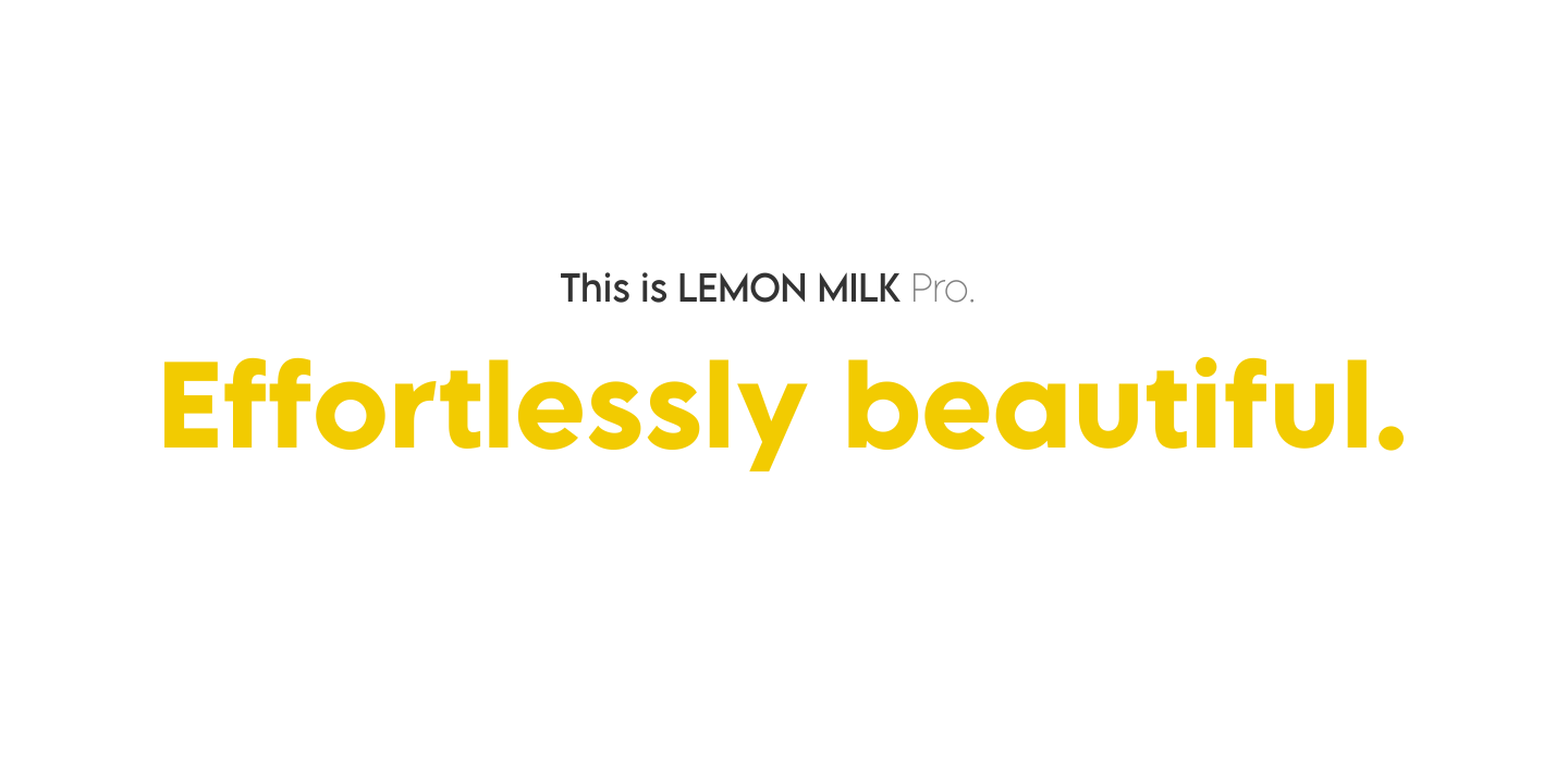 Lemon Milk Pro™