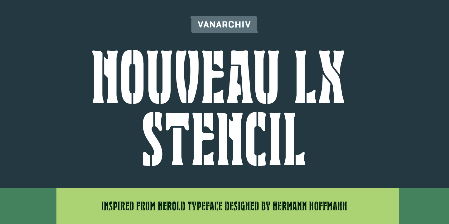 Nouveau LX Stencil