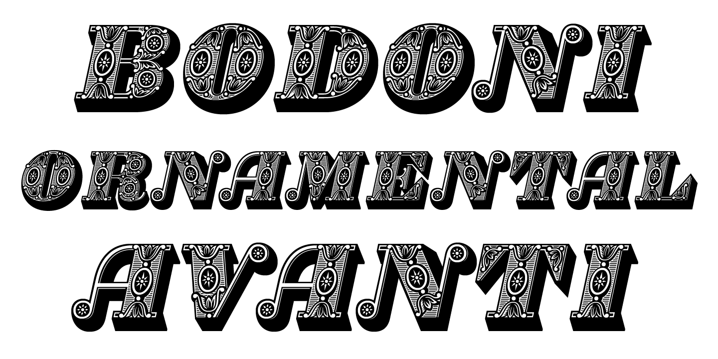 Bodoni Ornamental
