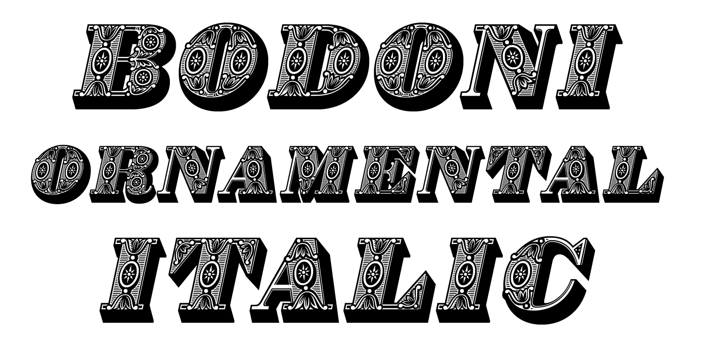 Bodoni Ornamental