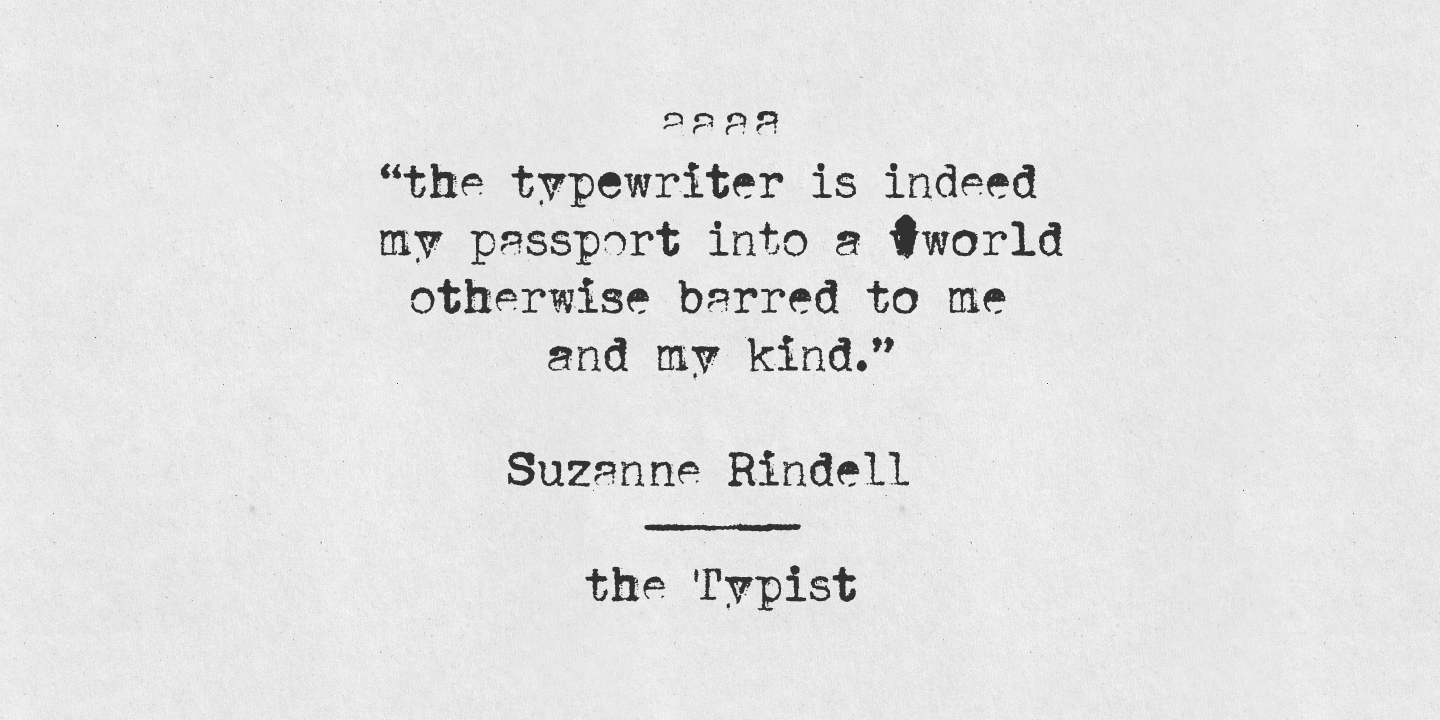 Mystery Typewriter