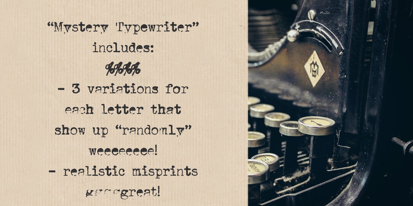 Mystery Typewriter