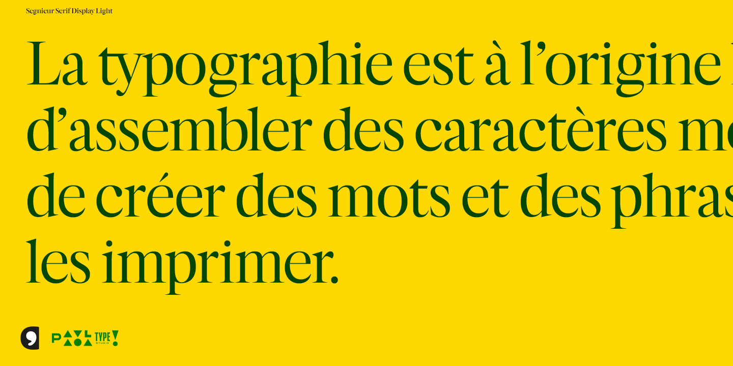 Segnieur Serif Display
