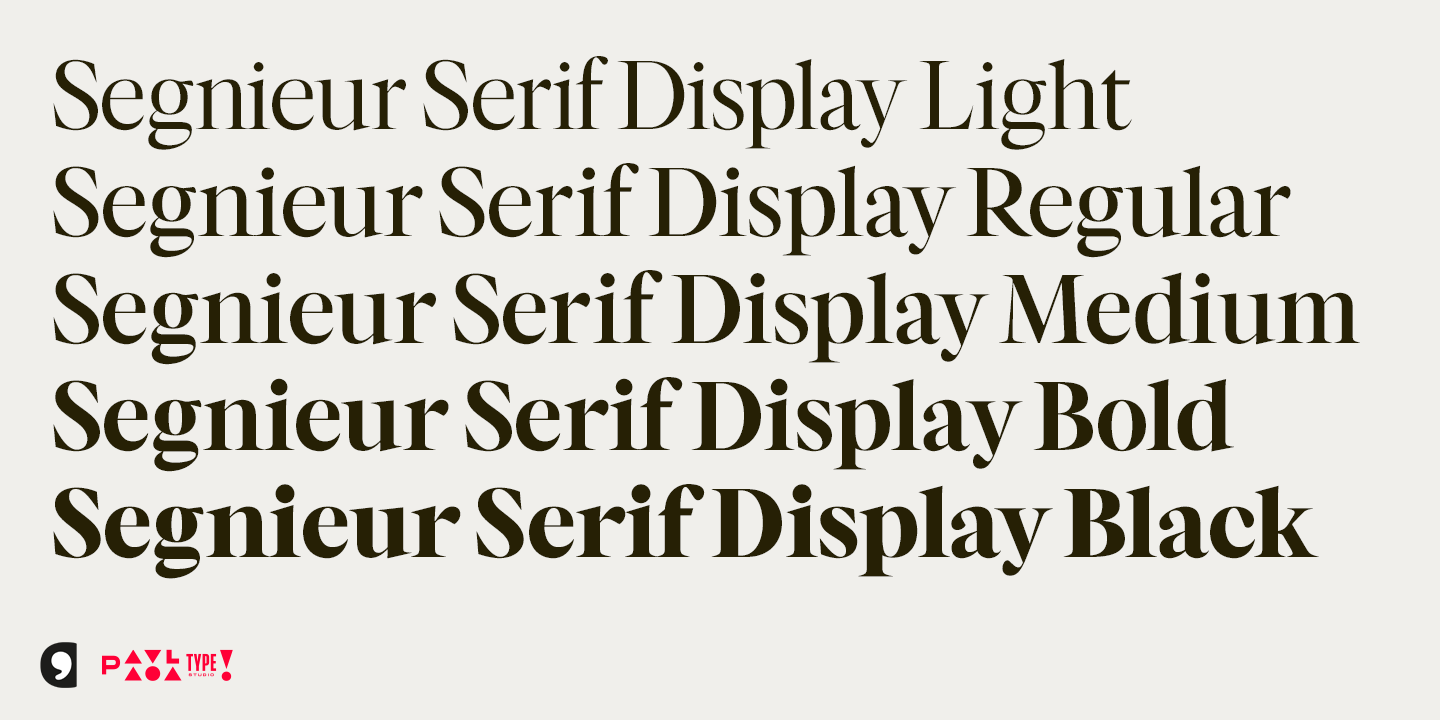 Segnieur Serif Display