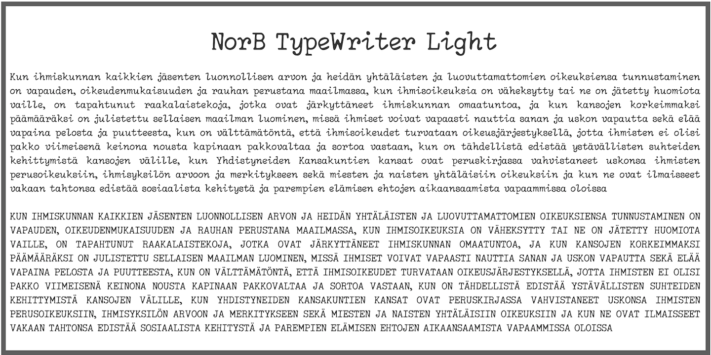 NorB TypeWriter