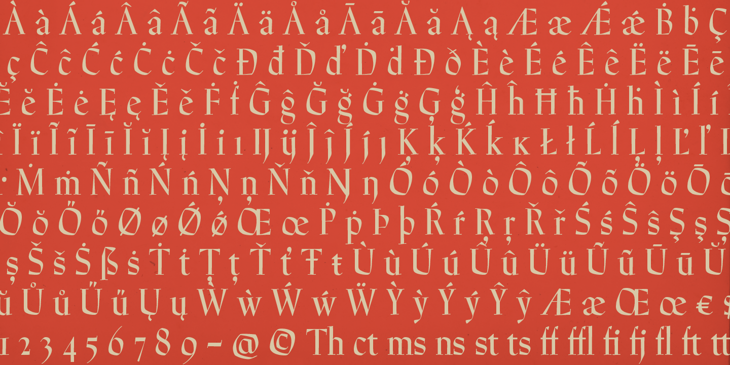 P22 Preissig Calligraphic