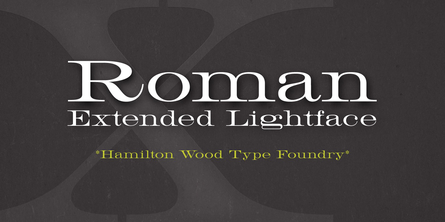 HWT Roman Extended Lightface™