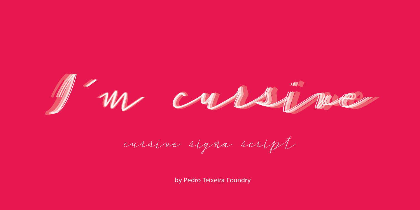 Cursive Signa Script