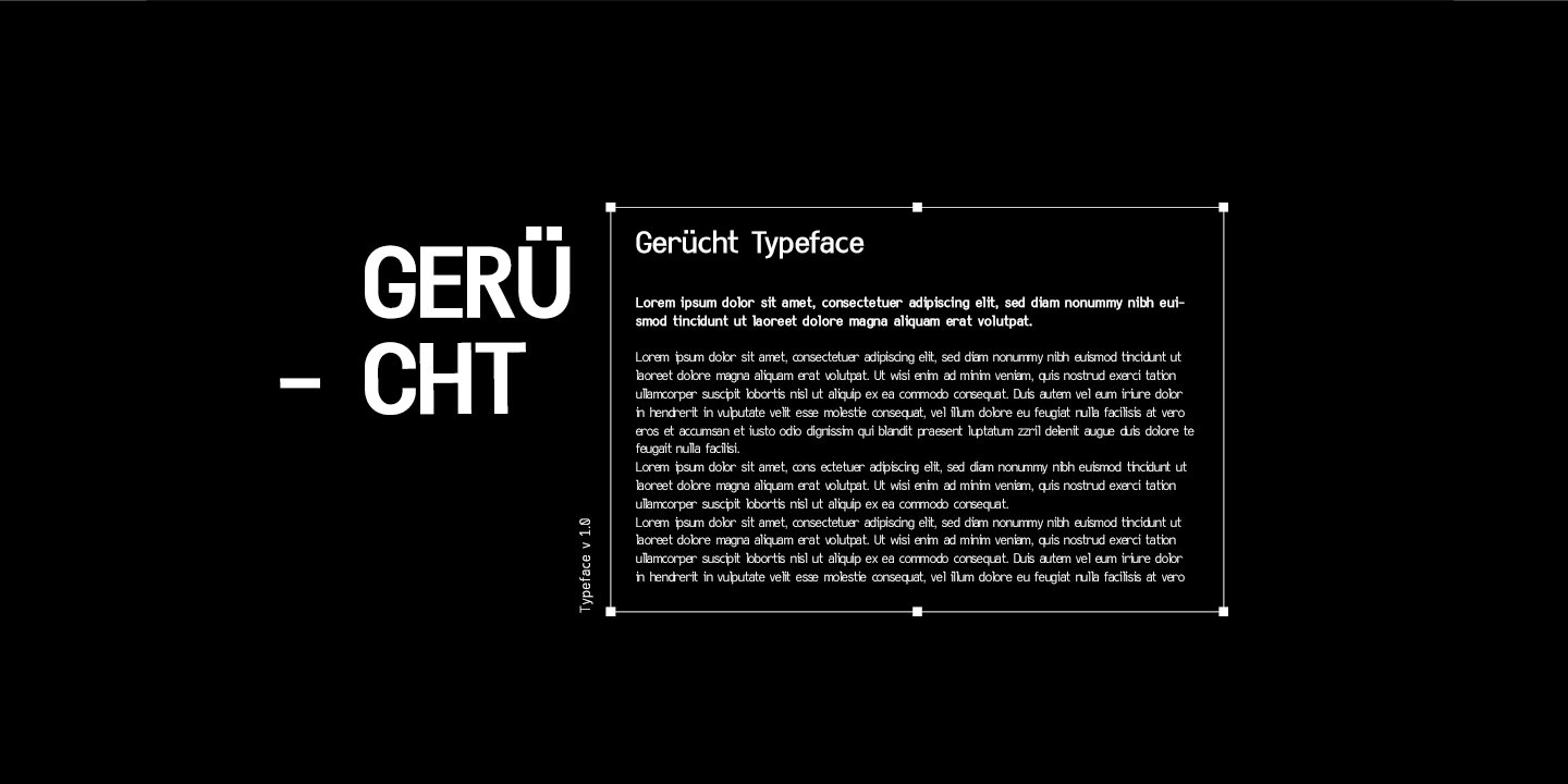Gerucht Typeface