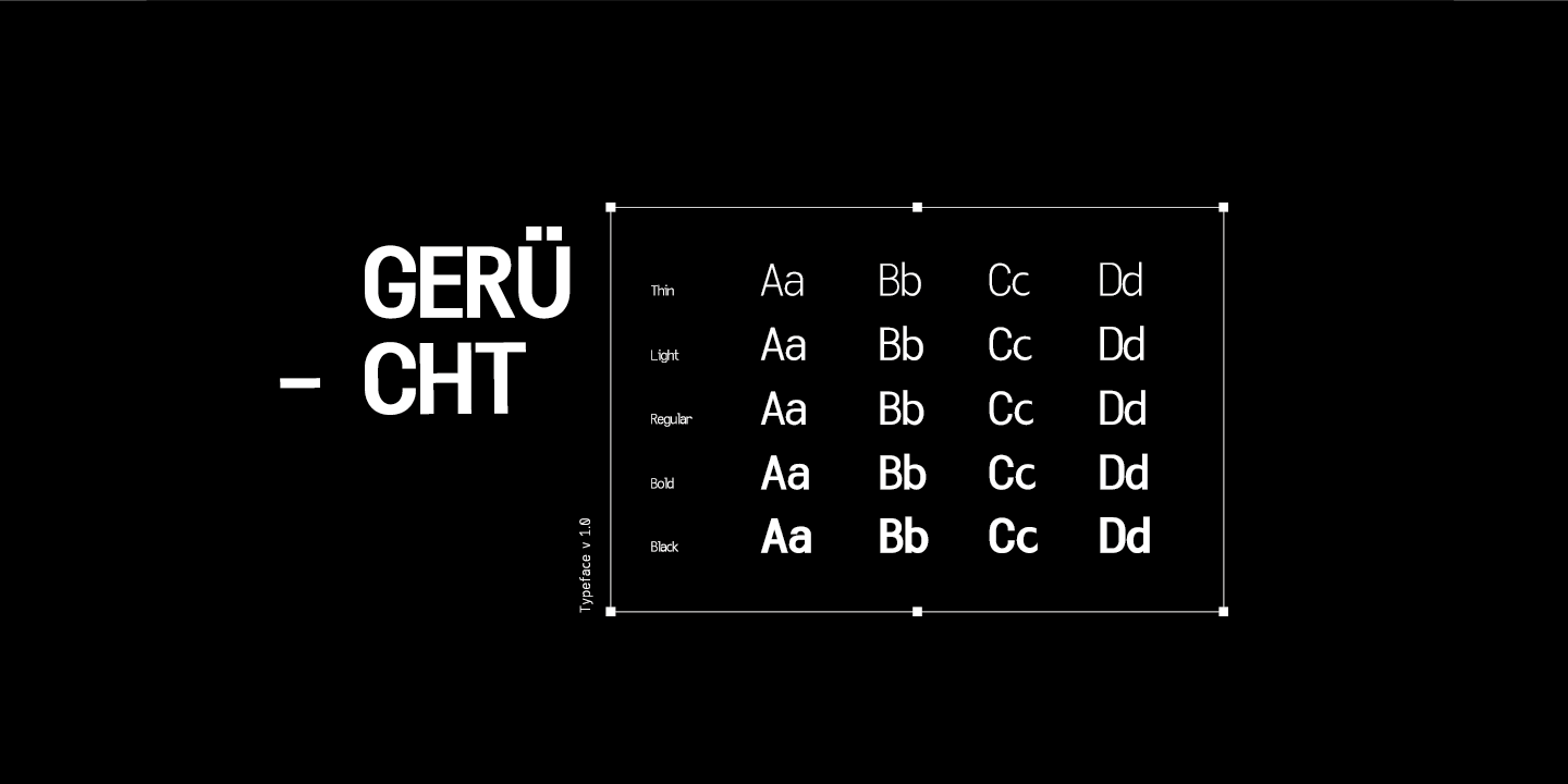Gerucht Typeface